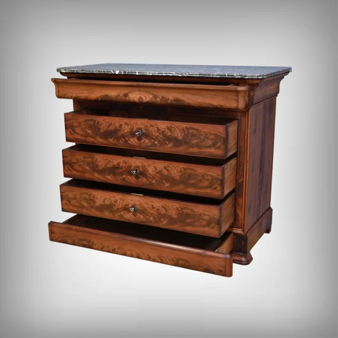 LOUIS PHILIPPE STYLE CHEST OF DRAWERS