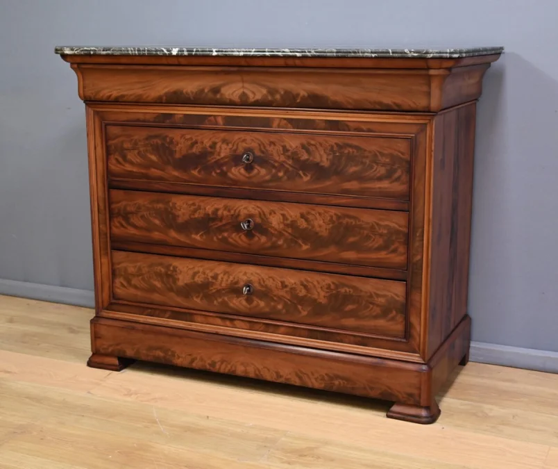 LOUIS PHILIPPE STYLE CHEST OF DRAWERS