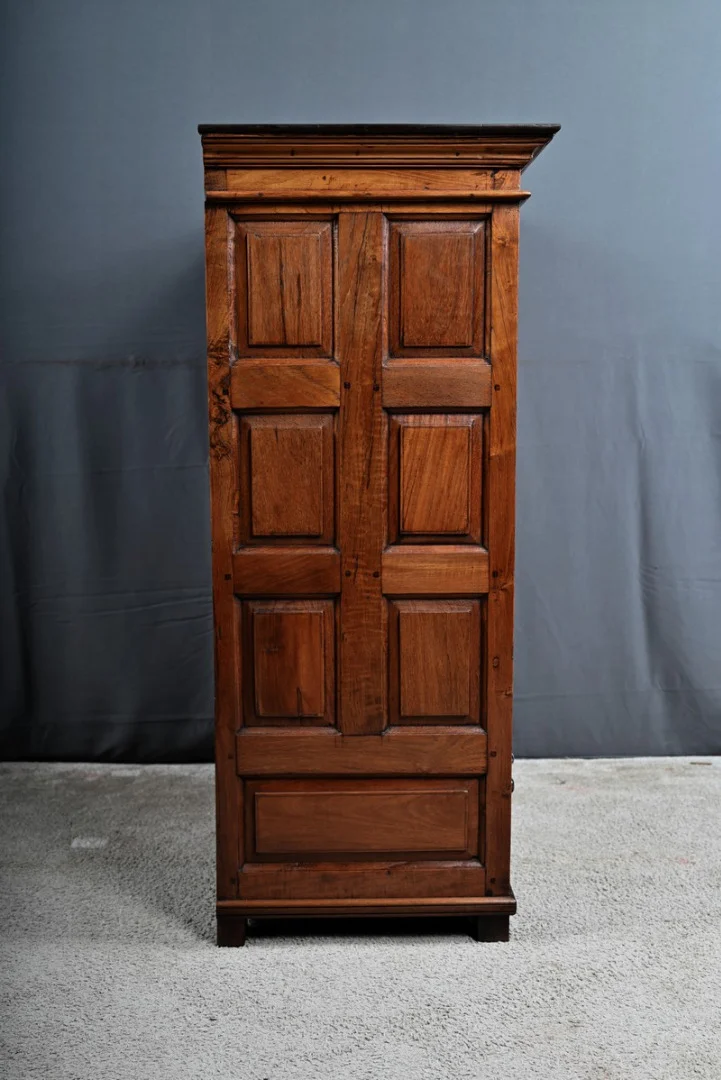 Petite Armoire à Épices en Teck et Palissandre, Pondichéry, Inde – Fin XIXe