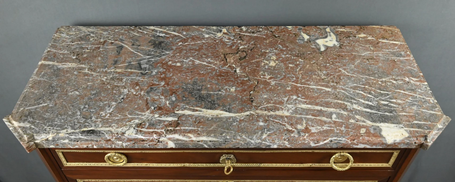 Semainier en placage d’Acajou, époque Louis XVI – Fin XVIIIe