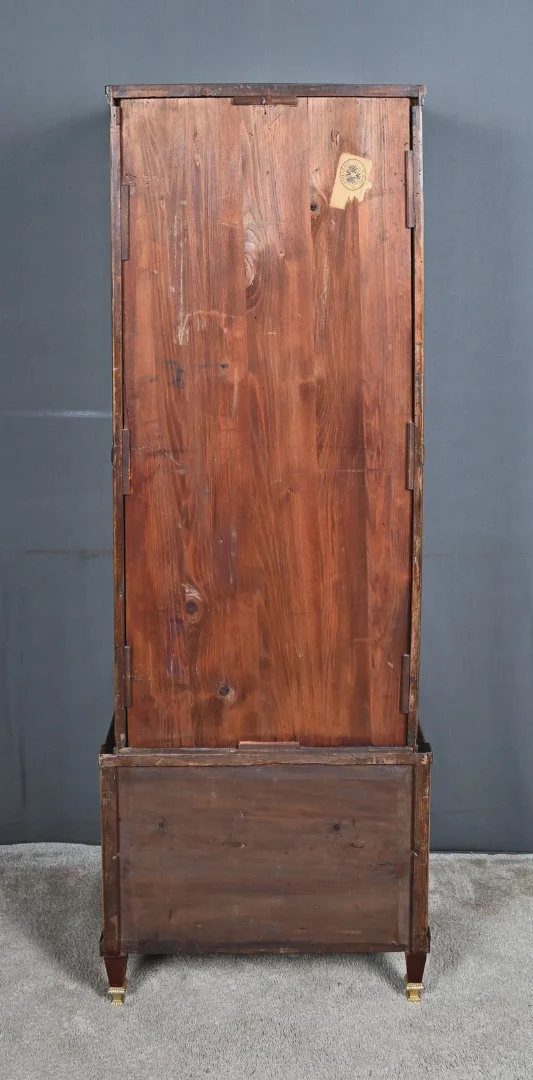 Petit Meuble Vitrine en Acajou, style Louis XVI – Fin XIXe