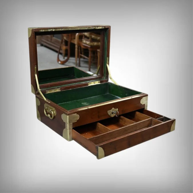 Coffret de Voyage en Acajou – Fin XIXe