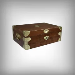 Coffret de Voyage en Acajou – Fin XIXe
