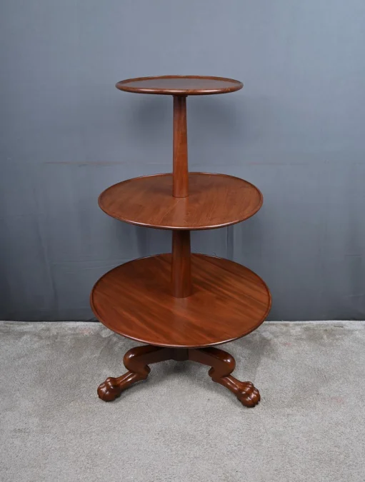 Serviteur Muet en Acajou, style Chippendale, Angleterre- Fin XIXe