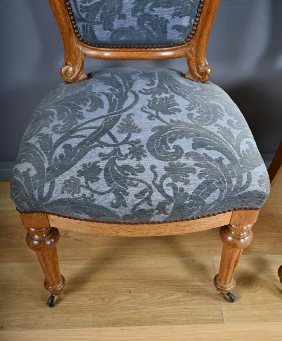 Paire de Chaises en Chêne, style Louis-Philippe – Milieu XXe