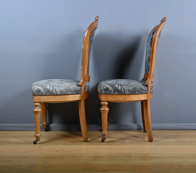 Paire de Chaises en Chêne, style Louis-Philippe – Milieu XXe