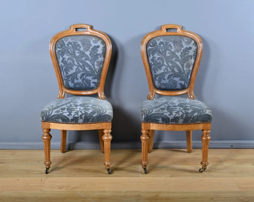 Paire de Chaises en Chêne, style Louis-Philippe – Milieu XXe