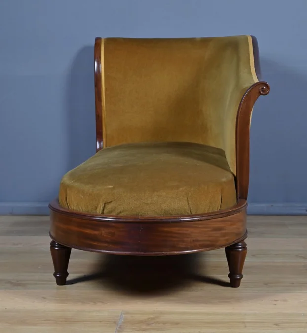 FRENCH RESTAURATION PERIOD CHAISE LONGUE
