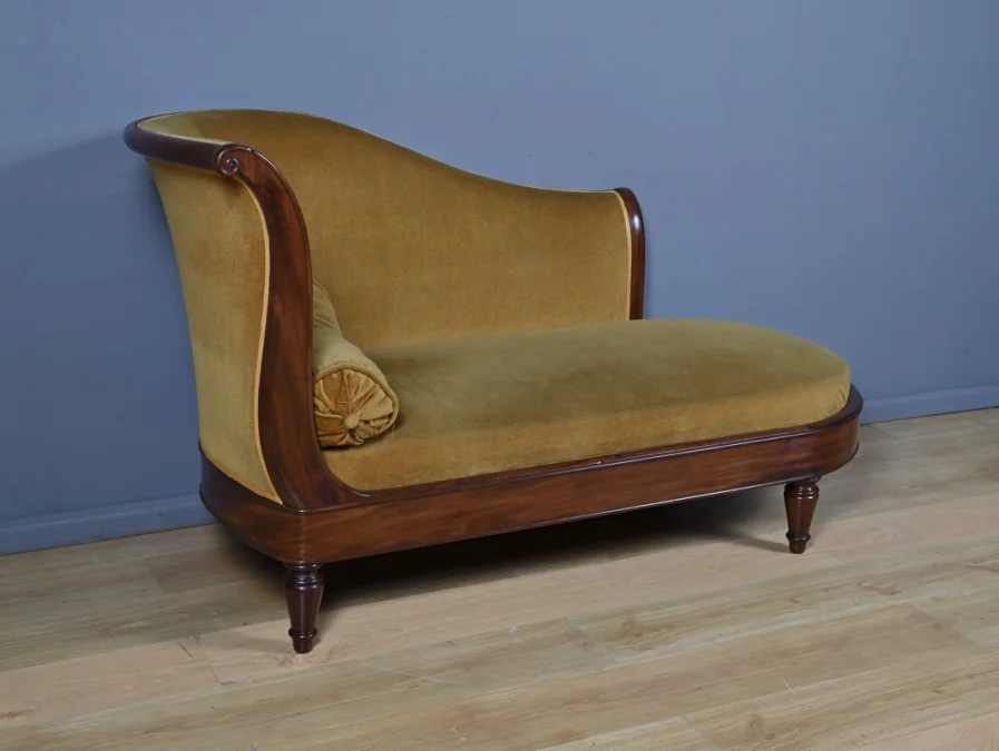 FRENCH RESTAURATION PERIOD CHAISE LONGUE