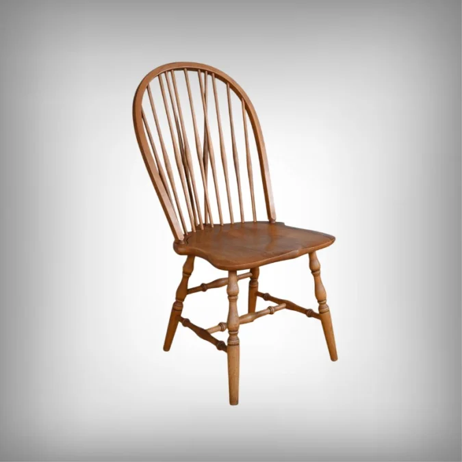 Suite de 4 Chaises Windsor en Hêtre, Angleterre – Début XXe