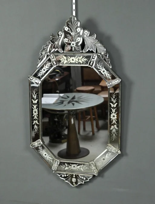Miroir Vénitien Octogonal – 1950