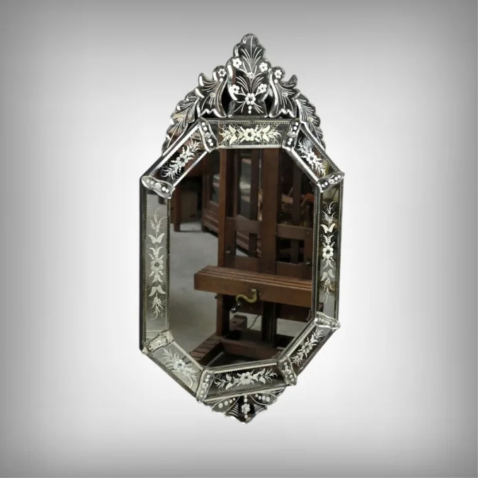 Miroir Vénitien Octogonal – 1950