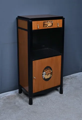 ART DECO PERIOD MARQUETRY CABINET