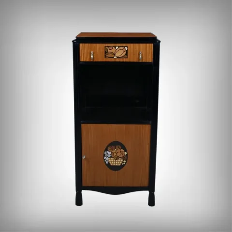 ART DECO PERIOD MARQUETRY CABINET