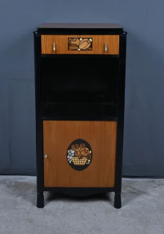 ART DECO PERIOD MARQUETRY CABINET