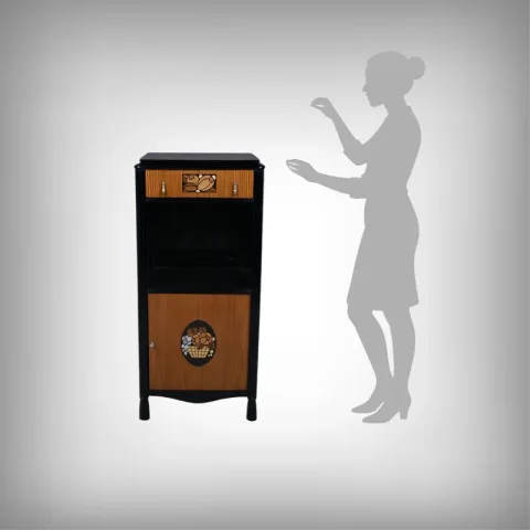 ART DECO PERIOD MARQUETRY CABINET