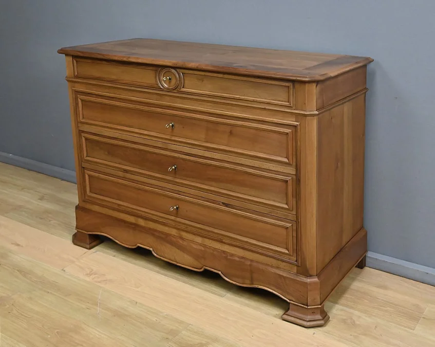 Commode en Noyer, style Louis-Philippe – 1900