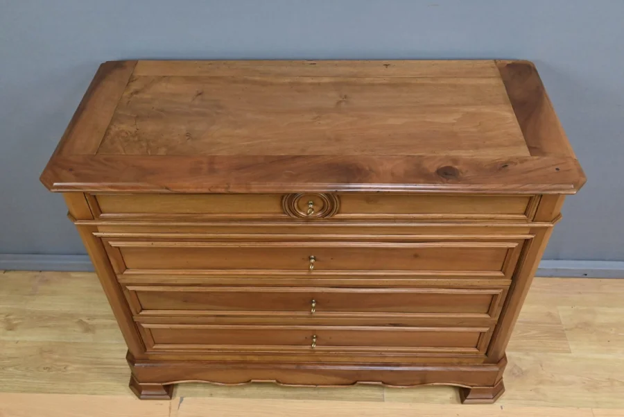 Commode en Noyer, style Louis-Philippe – 1900