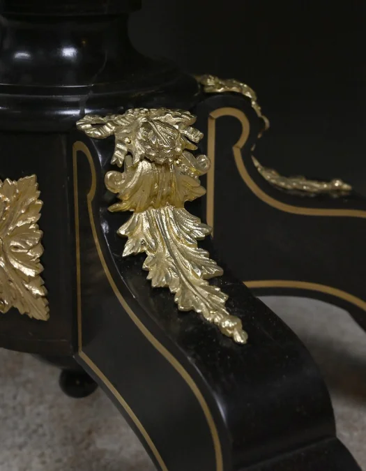 Table Violonnée en Marqueterie Boulle, époque Napoléon III – Milieu XIXe