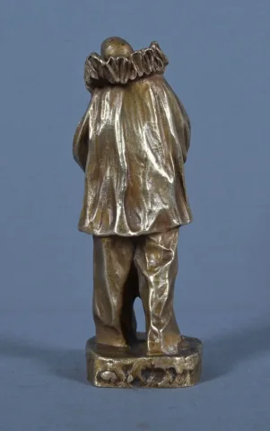 Petit Bronze « Pierrot », signé L. Alliot – Début XXe