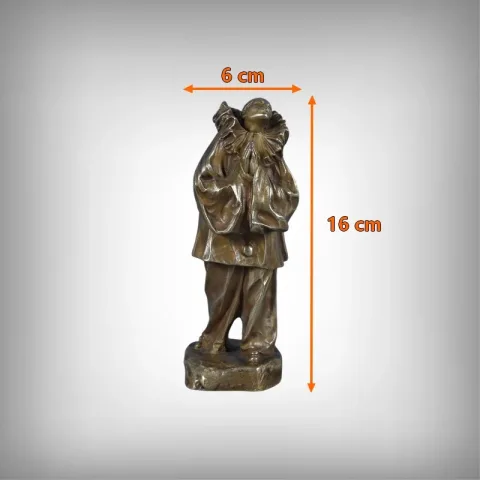 Petit Bronze « Pierrot », signé L. Alliot – Début XXe