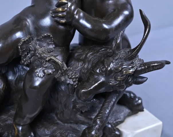 Bronze « L’enfance de Bacchus » d’après Clodion – 2ème partie XIXe