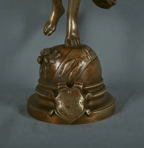 Important Bronze « L’Étoile du Matin », signé A. Gaudez – Fin XIXe