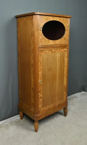 Meuble en Loupe de Thuya et Acajou, époque Art Déco – Début XXe