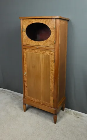 Meuble en Loupe de Thuya et Acajou, époque Art Déco – Début XXe