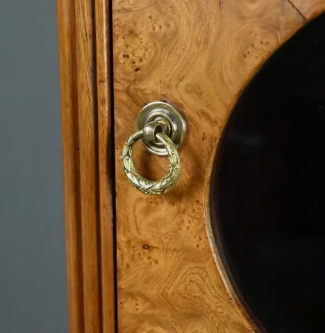Meuble en Loupe de Thuya et Acajou, époque Art Déco – Début XXe
