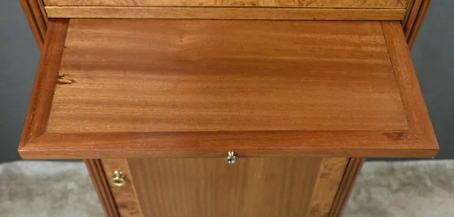 Meuble en Loupe de Thuya et Acajou, époque Art Déco – Début XXe