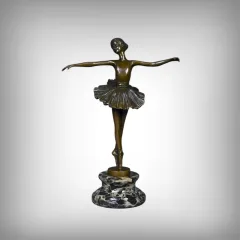 BRONZE DANCER signed CRESPAIN
