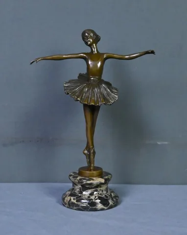 Bronze « La Ballerine », signé Crespain – Début XXe