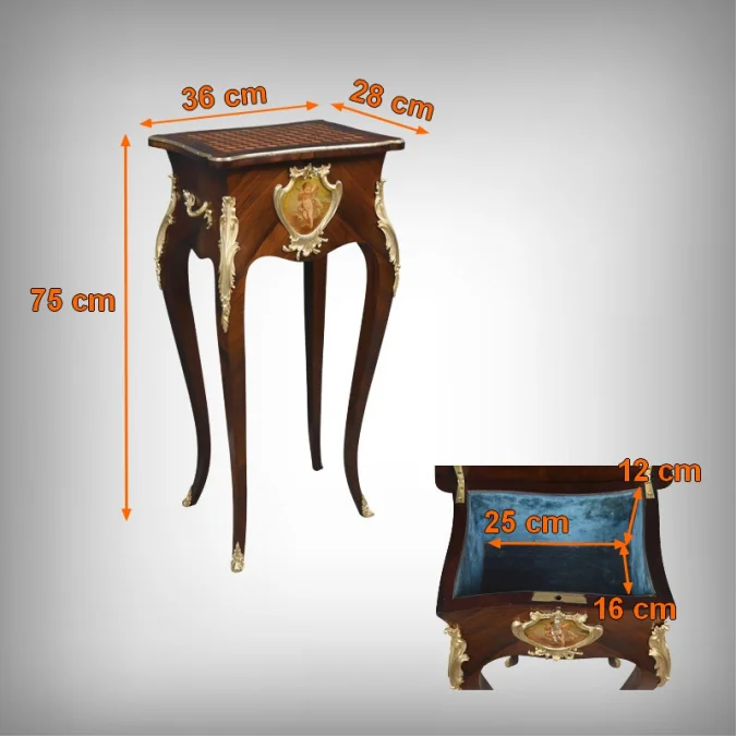 LOUIS XV STYLE WORK TABLE