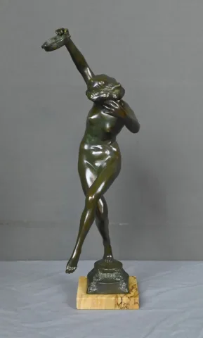 BRONZE DANCER signed C. BINDER