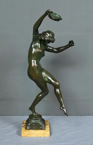 BRONZE DANCER signed C. BINDER