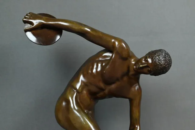 Bronze « Le Discobole », d’après Myron – Début XXe