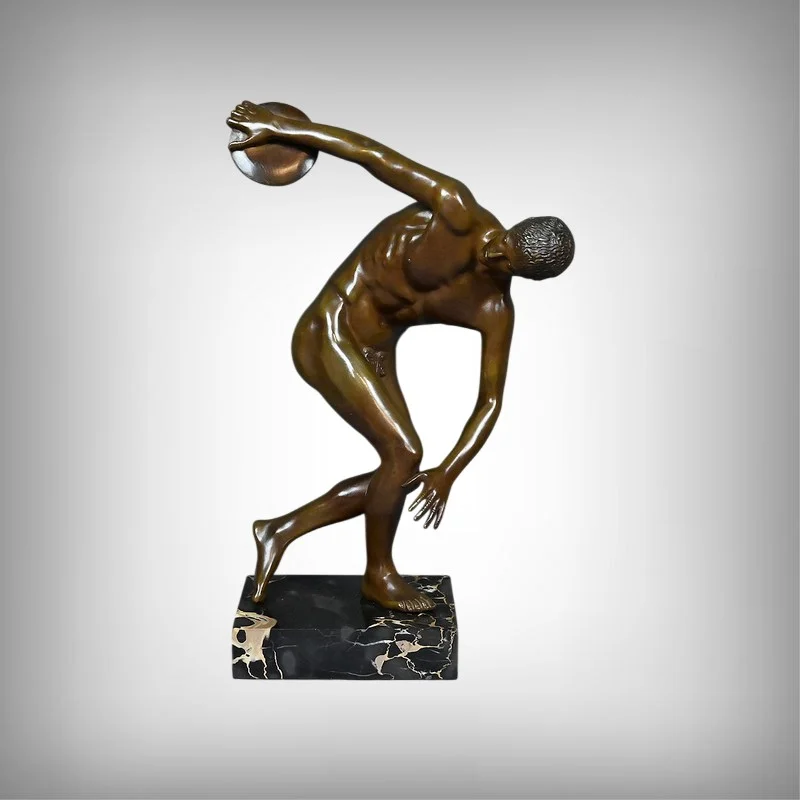 Bronze « Le Discobole », d’après Myron – Début XXe