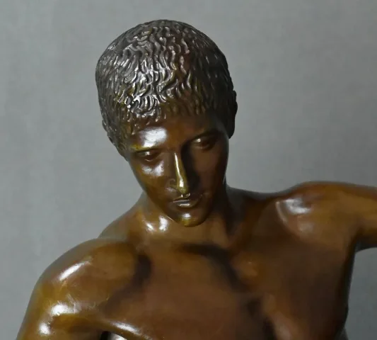 Bronze « Le Discobole », d’après Myron – Début XXe