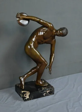 Bronze « Le Discobole », d’après Myron – Début XXe