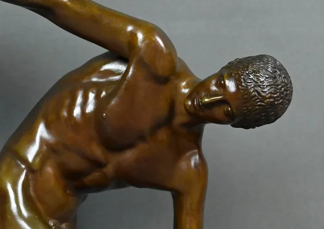 Bronze « Le Discobole », d’après Myron – Début XXe