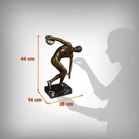 Bronze « Le Discobole », d’après Myron – Début XXe
