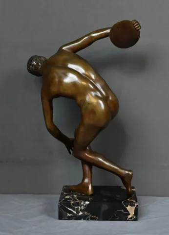 Bronze « Le Discobole », d’après Myron – Début XXe
