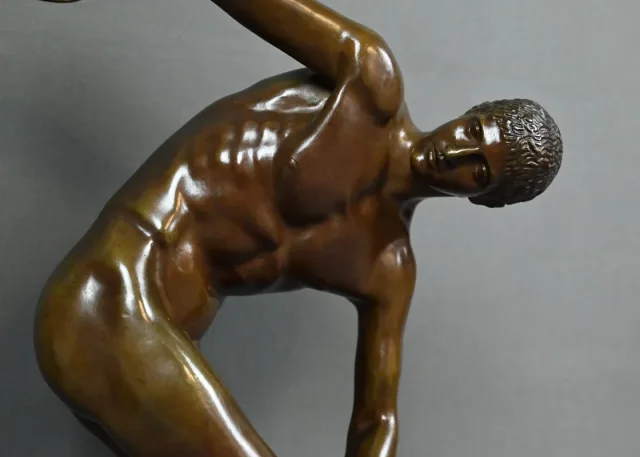 Bronze « Le Discobole », d’après Myron – Début XXe