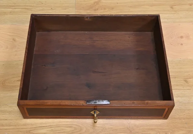 Console en Acajou & Marbre, époque Louis XVI – Fin XVIIIe