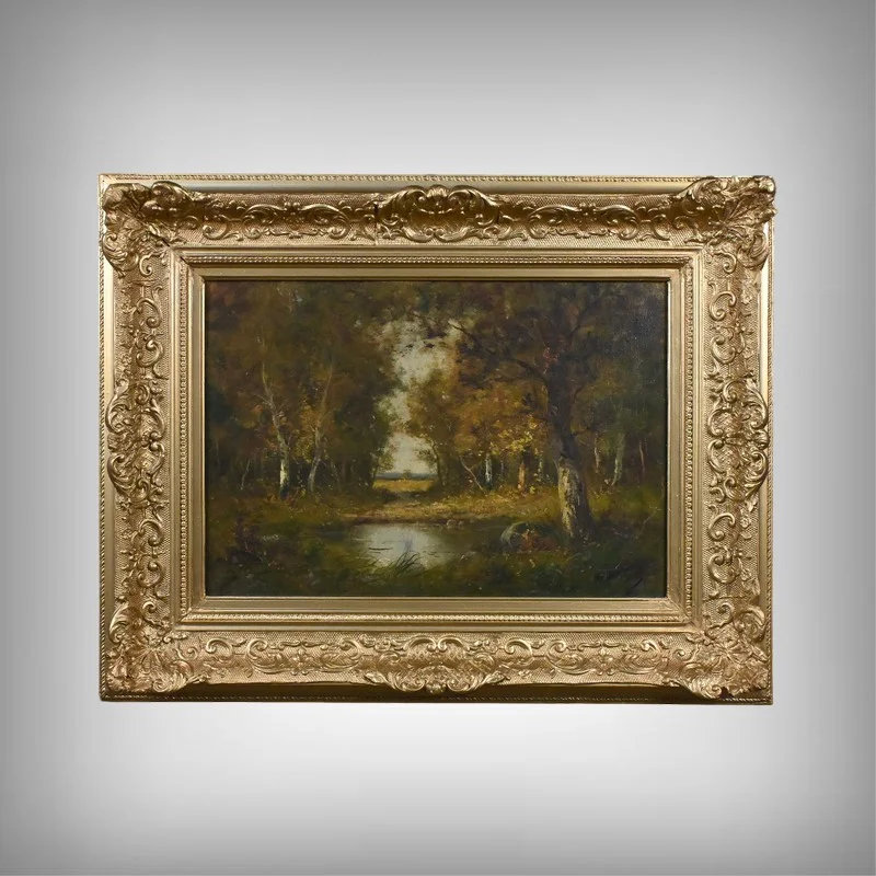 OIL ON CANVAS signed A. SALVIGNAC
