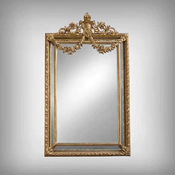 LOUIS XVI  STYLE MIRROR