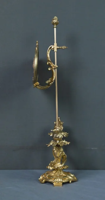 Chandelier à Écran en Bronze doré, style Louis XV – Milieu XIXe