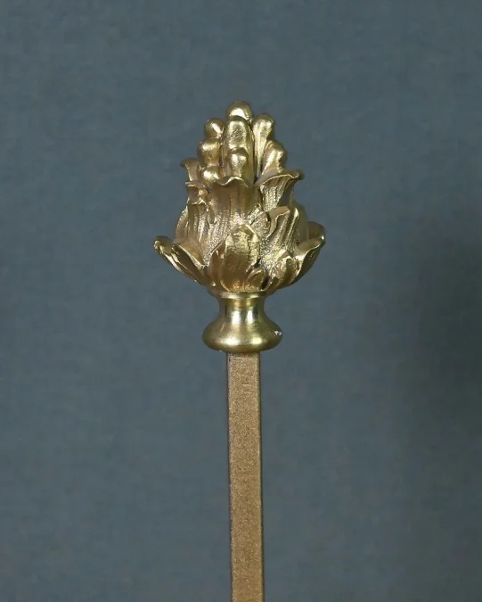 Chandelier à Écran en Bronze doré, style Louis XV – Milieu XIXe