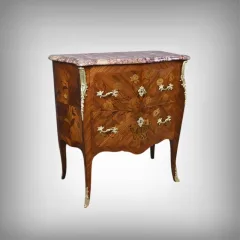Petite Commode en Marqueterie, style Louis XV – Début XXe